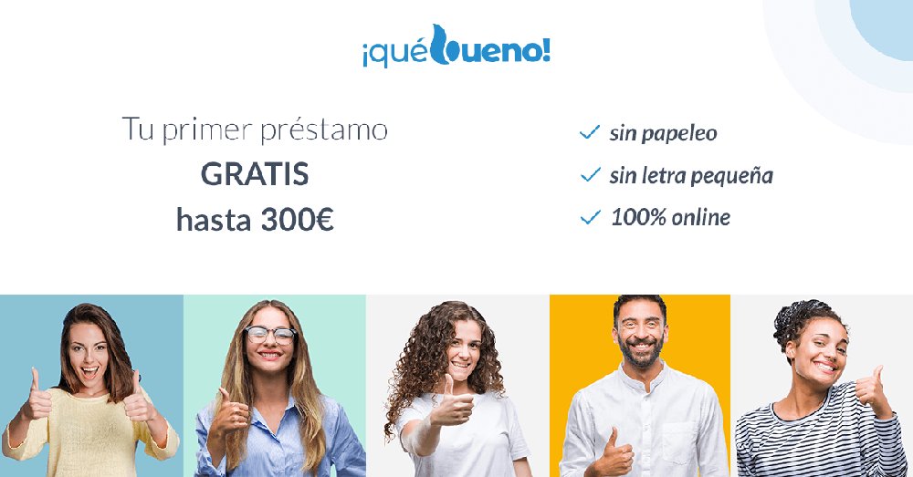 QueBueno - Primer préstamo gratis